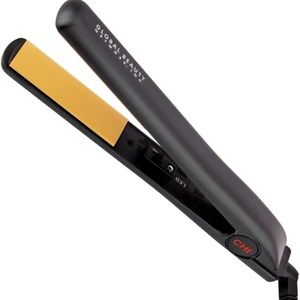 CHI Original Ceramic Hair Straightening Flat Iron | 1" Plates | Black
